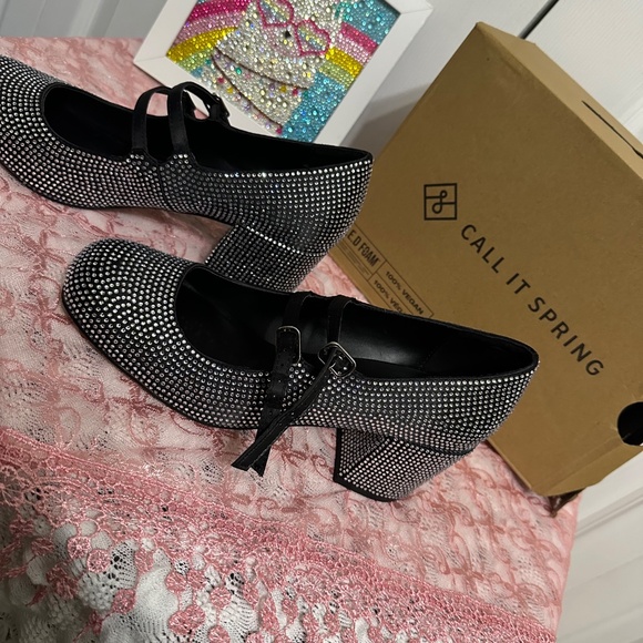 Call It Spring Vegan Rhinestone Mary Janes - Picture 4 of 4